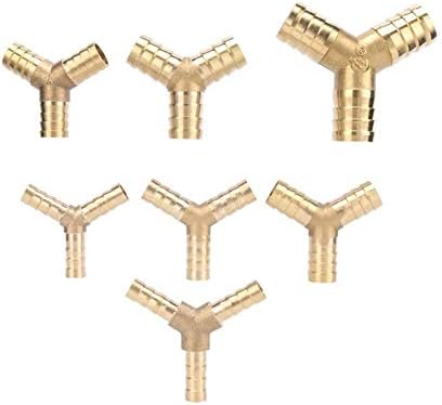 Удължителен кабел connector за ремонт маркуч Месингови Свързващи Фитинги Y-образен трипътен Овце за маркуч 6 мм, 8 мм, 10 мм, 12 мм