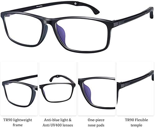 Блокиране на Синя Светлина Очила за Четене, за Жени и за Мъже TR90 Против Eyestrain за четене от Компютър