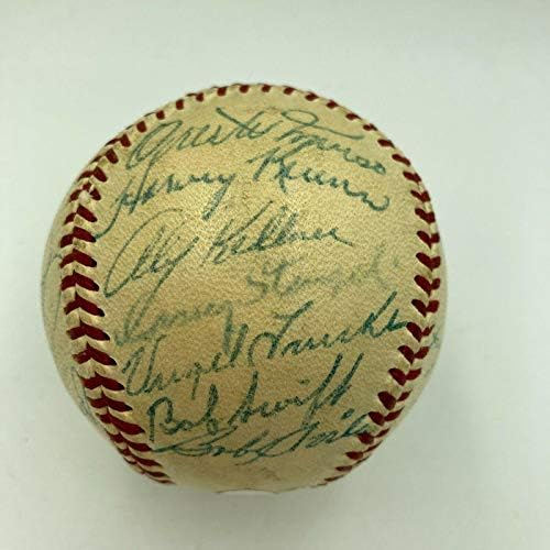 1954 Бейзбол екип на All Star Game Подписа Нели Фокс Йога Берра whitey Ford JSA - Бейзболни топки с автографи