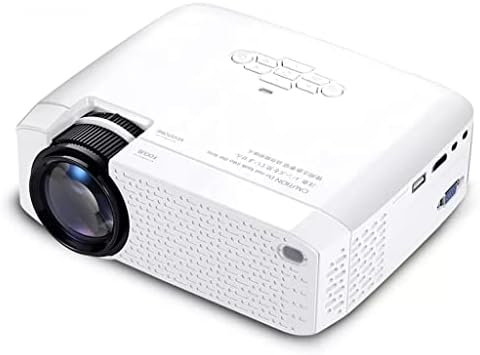 QFWCJ led Проектор Mini в прожектор за Домашно кино, Full HD 1080P, 4k Vidoe Проектор чрез HD порт за мобилни телефони за домашно кино