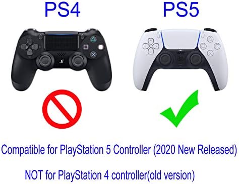 Калъф за контролера PS5-Силиконов калъф Hikfly за писалки контролер PS5 DualSense, Нескользящий калъф за контролера Playstation