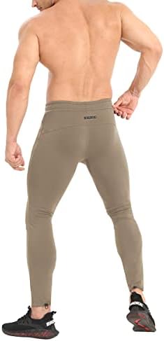 BROKIG Мъжки Спортни Панталони за Джогинг С Шнур на Глезените, плътно Прилепнали Панталони за Бягане за мъже с Джобове с цип